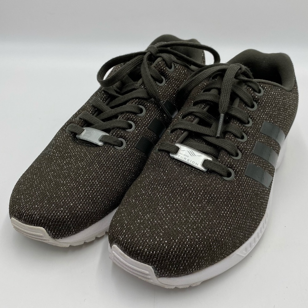 Adidas TORSION Size 6.5 Olive Green Metallic